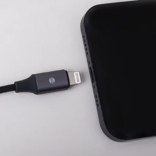 Forever adapter audio AJL-01 jack 3,5 mm - Lightning fekete - 5