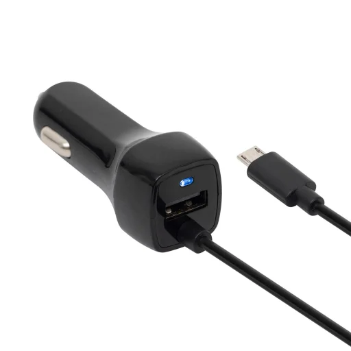 SAL SAU 24MU autós USB töltő 2in1, 2 készülék, USB, microUSB, 2,4 A összesen - 1