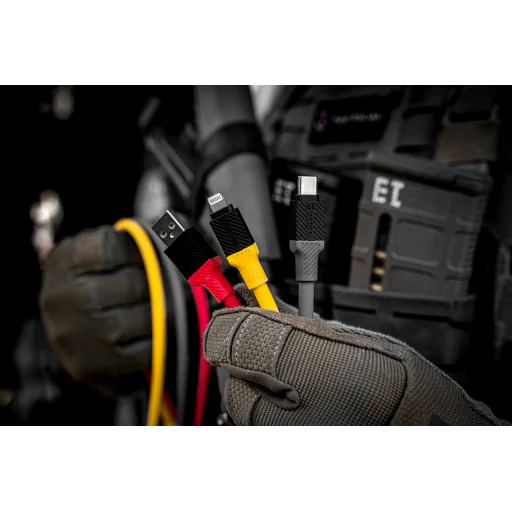 Tactical Fat Man Lightning USB-C kábel 1m Szürke - 4