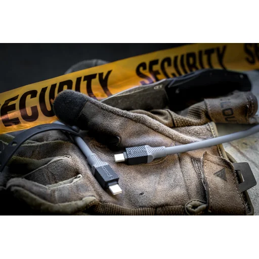 Tactical Fat Man Lightning USB-C kábel 1m Szürke - 3