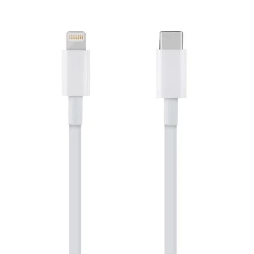 OBAL:ME Gyors töltésre alkalmas USB-C/Lightning kábel 1m Fehér Lightning USB kábel - 1