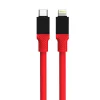 Tactical Fat Man kábel USB-C/Lightning 1m piros thumbnail
