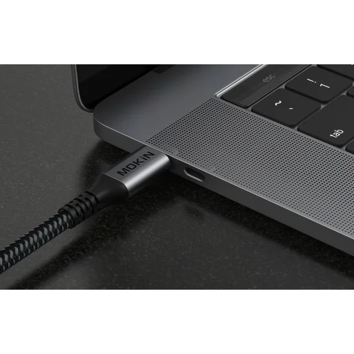 Cable USB-C MOKiN 1.2m 100W PD USB4 40Gbps (fekete) - 4