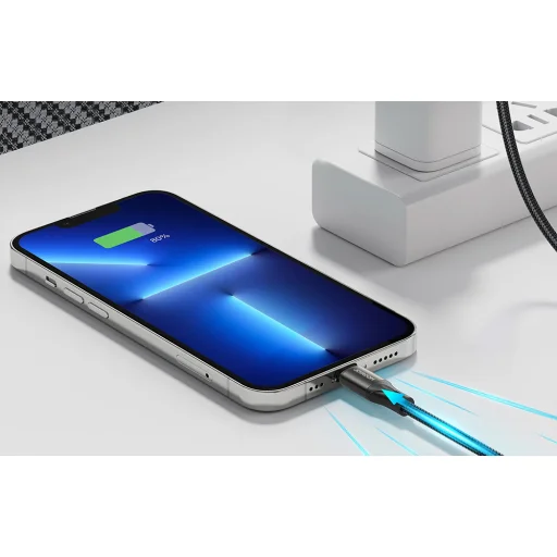 USB-C kábel Lightning Joyroom S-2024N1-PD 20W 2m (fekete) - 3