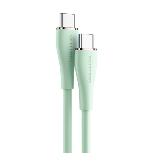 Vention TAWGF 1m USB-C 2.0 - USB-C kábel, PD 100W, szilikon, zöld - 1