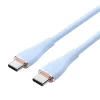 USB-C 2.0 to USB-C Kábel Vention TAWSG 1,5m, 100W PD, Kék Szilikon thumbnail