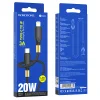 Borofone Lightning USB kábel BX92 Advantage - Type C to Lightning - PD 20W 1 méter fekete thumbnail
