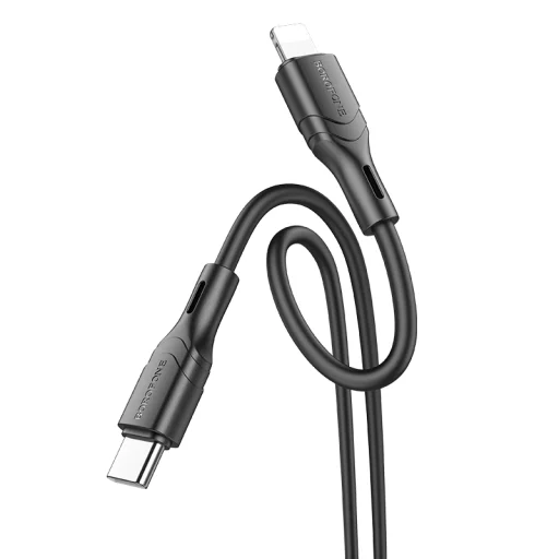 Borofone kábel BX99 Method - Type C -ről Lightning-re - PD 27W 1 méter fekete - 1
