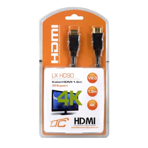 HDMI-HDMI kábel (v2.0 | 4K | 1,5 m) fekete - 3
