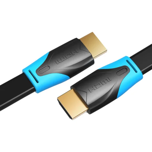 Flat HDMI Kábel Vention VAA-B02-L500 5m 4K 60Hz (Fekete) - 2
