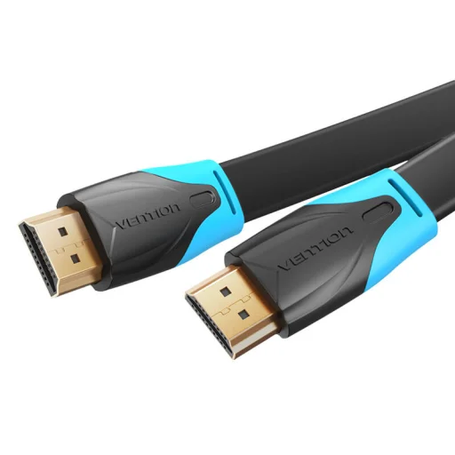 Flat HDMI Kábel Vention VAA-B02-L500 5m 4K 60Hz (Fekete) - 3