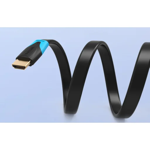 Flat HDMI Kábel Vention VAA-B02-L500 5m 4K 60Hz (Fekete) - 4