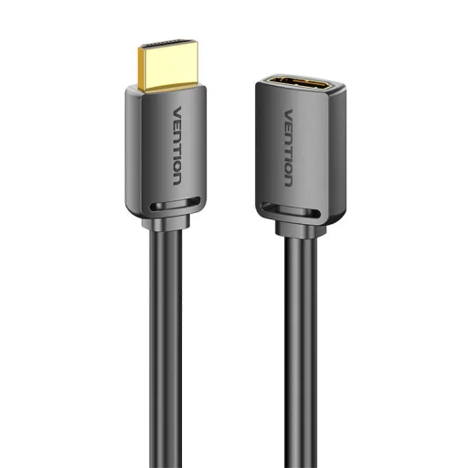 HDMI 2.0 férfi - HDMI 2.0 női hosszabbító kábel Vention AHCBI 3m, 4K 60Hz, (Fekete) - 2
