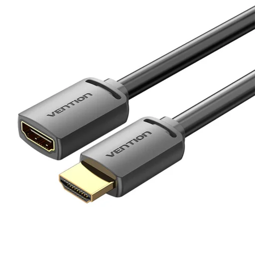 HDMI 2.0 férfi - HDMI 2.0 női hosszabbító kábel Vention AHCBI 3m, 4K 60Hz, (Fekete) - 4