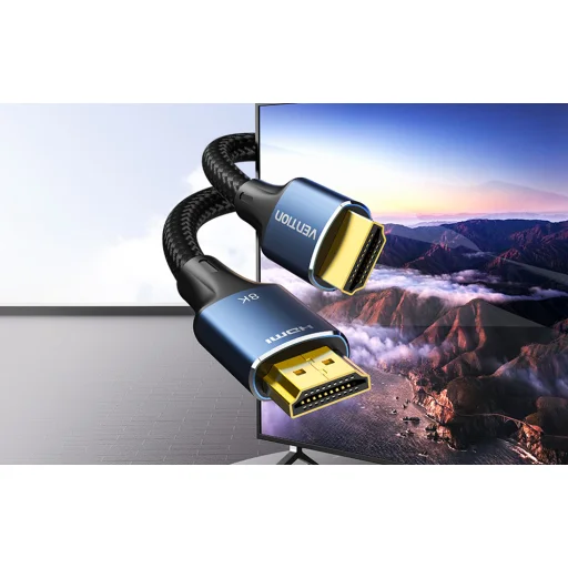 HDMI 2.1 Kábel Vention ALGLH, 2m, 8K 60Hz/4K 120Hz (Kék) - 5