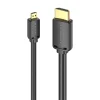 HDMI-D Male to HDMI-A Male Kábel Vention AGIBH 2m, 4K 60Hz (Fekete) thumbnail