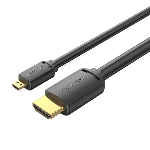 HDMI-D Male to HDMI-A Male Kábel Vention AGIBH 2m, 4K 60Hz (Fekete) - 4