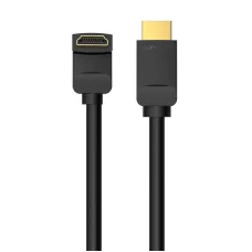 HDMI kábel 2.0 Vention AAQBH 2m, Derékszögű 270°, 4K 60Hz (fekete)