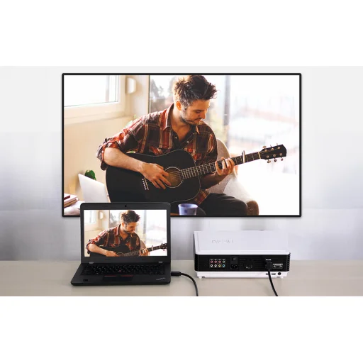 HDMI kábel 2.0 Vention AAQBH 2m, Derékszögű 270°, 4K 60Hz (fekete) - 8