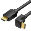 Vention AARBH HDMI kábel 2m, 90° hajlított, 4K 60Hz (fekete) thumbnail