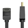 Vention AARBH HDMI kábel 2m, 90° hajlított, 4K 60Hz (fekete) thumbnail