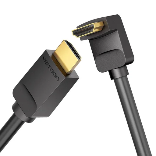 Vention AARBH HDMI kábel 2m, 90° hajlított, 4K 60Hz (fekete) - 3