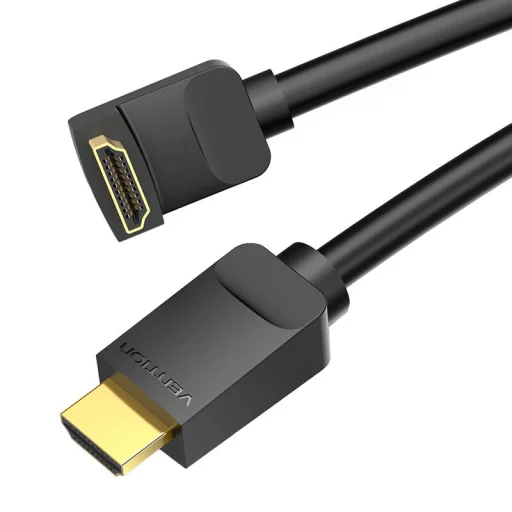 Vention AARBH HDMI kábel 2m, 90° hajlított, 4K 60Hz (fekete) - 5