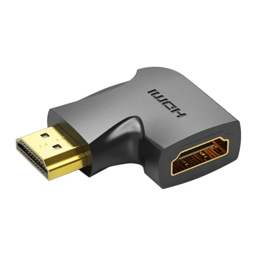 Vention HDMI 90 fokos adapter, AIOB0 (Fekete) - 1