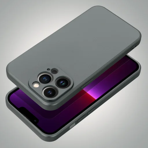 METALLIC tok iPhone 14 szürke - 7