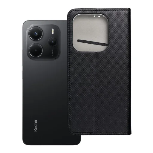 Flipové puzdro Xiaomi Redmi Note 14 5G čierne - 7