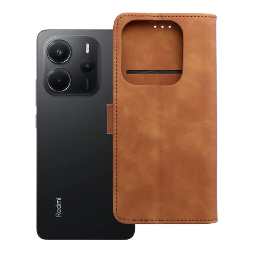 TENDER flipové puzdro Xiaomi Redmi Note 14 5G hnedé - 9