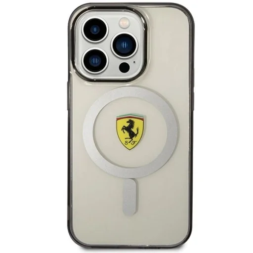Ferrari FEHMP14XURKT iPhone 14 Pro Max 6.7" átlátszó kemény tok Outline Magsafe - 3