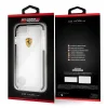 Ferrari Hardcase FEGLHCP7BK iPhone 7/8 SE 2020 / SE 2022 ütésálló átlátszó fekete tok thumbnail