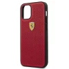 Ferrari FESPEHCP12SRE iPhone 12 mini 5.4" piros/piros tok On Track Perforated thumbnail