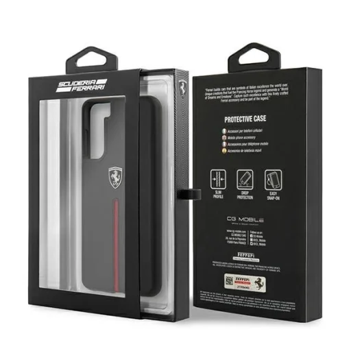 Ferrari FEOSIHCS21SBK S21 G991 fekete/fekete tok Off Track Leather Nylon Stripe - 8