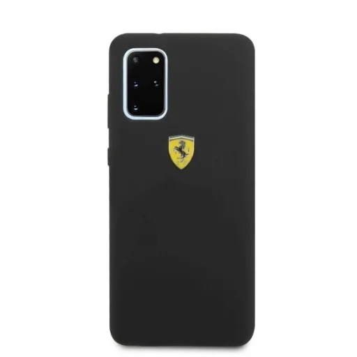 Ferrari Hardcase FESSIHCS67BK S20+ G985 fekete/fekete szilikon tok - 3