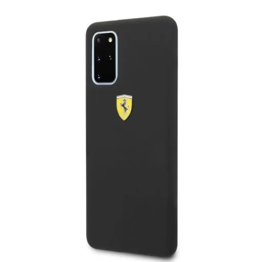 Ferrari Hardcase FESSIHCS67BK S20+ G985 fekete/fekete szilikon tok - 2