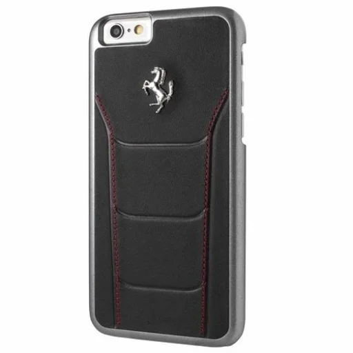 Ferrari Hardcase FESEHCP6BKR iPhone 6/6S 488 fekete/piros varrás tok - 1