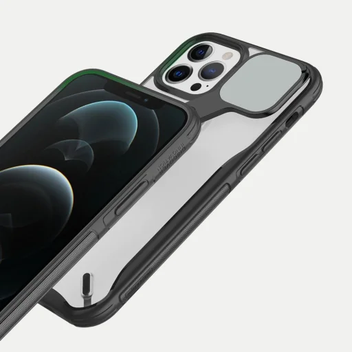 Nillkin Cyclops tok strapabíró tok kamera fedéllel és hajtogatható állvánnyal iPhone 13 Pro fekete - 11