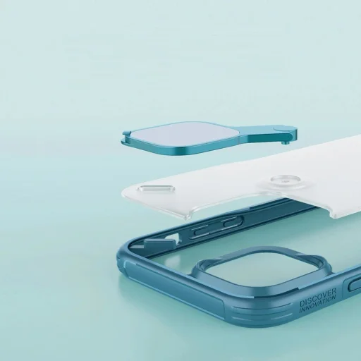 Nillkin Cyclops tok strapabíró tok kamerafedéllel és hajlítható állvánnyal iPhone 13 Pro Max fekete - 11