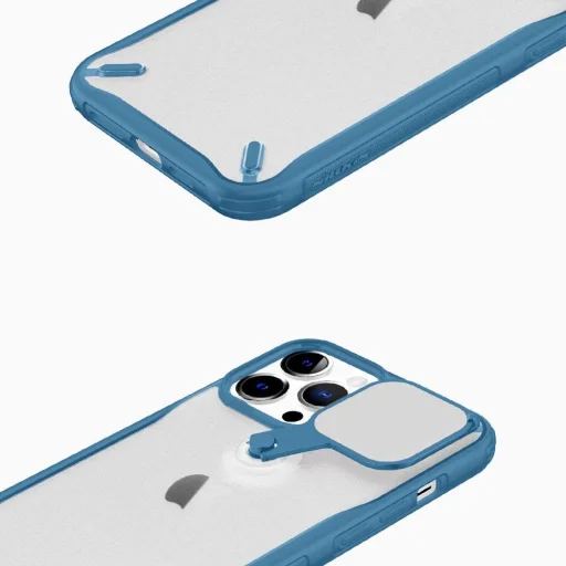Nillkin Cyclops tok strapabíró tok kamerafedéllel és hajlítható állvánnyal iPhone 13 Pro Max fekete - 19