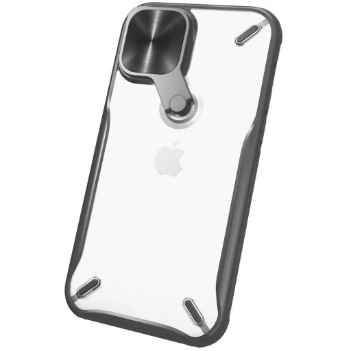 Nillkin Cyclops tok strapabíró tok kamerafedéllel és hajlítható állvánnyal iPhone 13 Pro Max fekete - 5