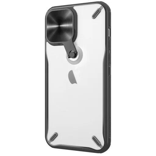 Nillkin Cyclops tok strapabíró tok kamerafedéllel és hajlítható állvánnyal iPhone 13 Pro Max fekete - 1
