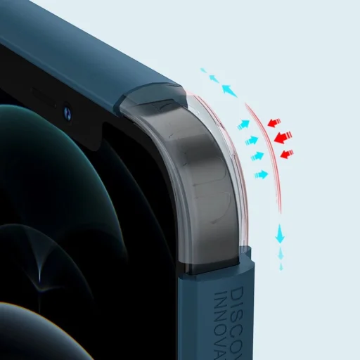 Nillkin Super Frosted Shield megerősített tok iPhone 13 Pro, kék tok - 7