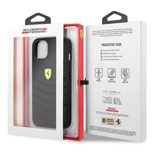Ferrari FEHCP13SRQUK iPhone 13 mini 5.4" fekete/fekete Off Track Quilted tok - 8