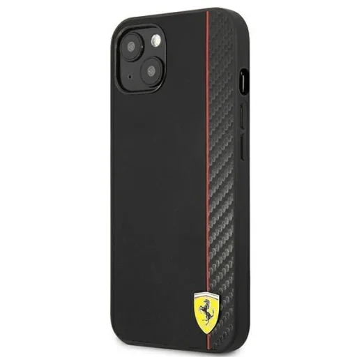 Ferrari FESAXHCP13SBK iPhone 13 mini 5.4" fekete/fekete tok On Track Carbon Stripe - 2