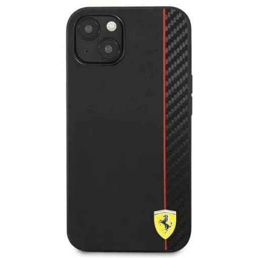 Ferrari FESAXHCP13SBK iPhone 13 mini 5.4" fekete/fekete tok On Track Carbon Stripe - 3