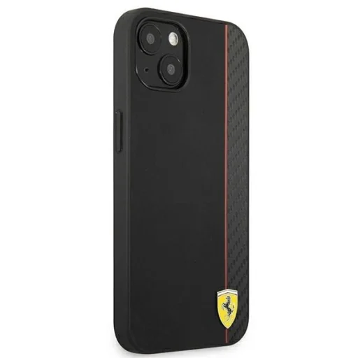Ferrari FESAXHCP13SBK iPhone 13 mini 5.4" fekete/fekete tok On Track Carbon Stripe - 4
