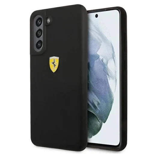 Ferrari Hardcase FESSIHCS21FBK S21 FE G990 fekete/fekete szilikon tok - 1