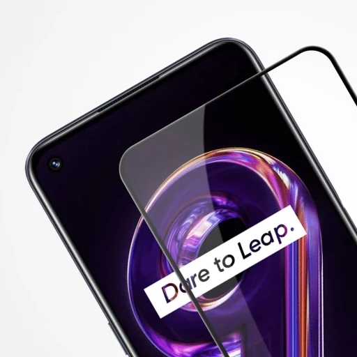 Nillkin CP+PRO ultra-vékony, teljes képernyős edzett üveg 0.2 mm kerettel 9H Realme 9 Pro fekete üvegfólia - 10